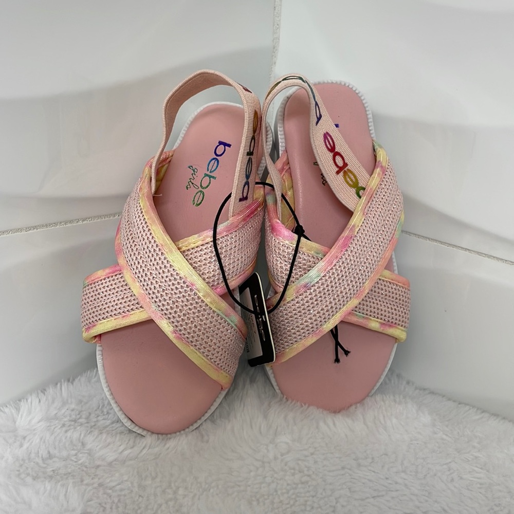 New with tags!!  Bebe Girls Toddler Sandals